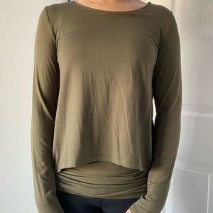 Neesha double layer green tunic